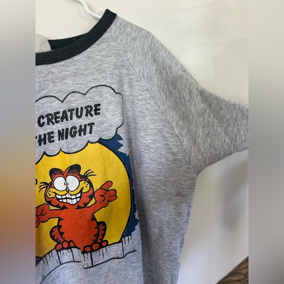 Vintage Garfield Grey Crew Neck Sweater Women’s XL - Picture 6 of 9